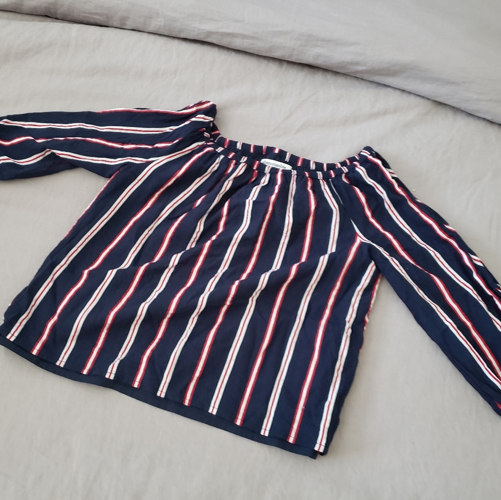 Stylish girls striped shirt